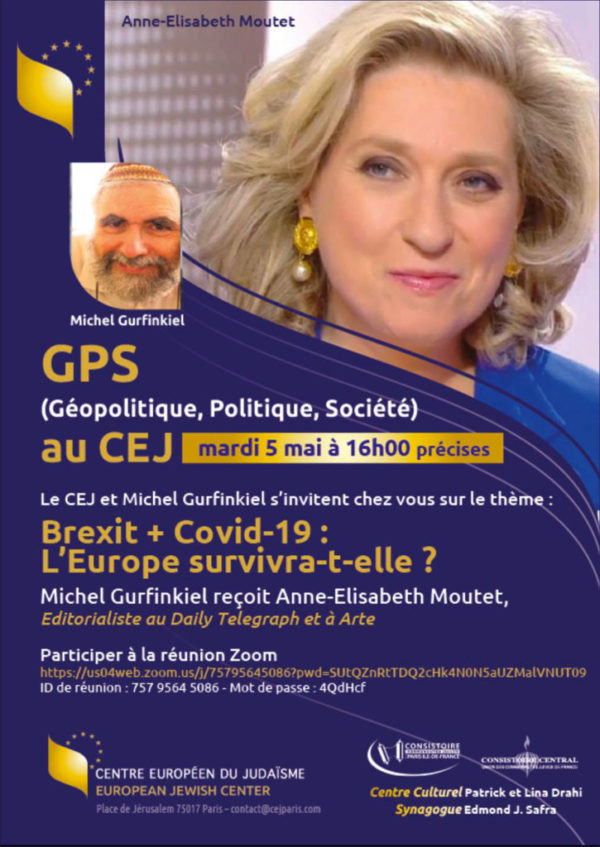 Conférence AnneElisabeth Moutet Centre Européen du Judaïsme