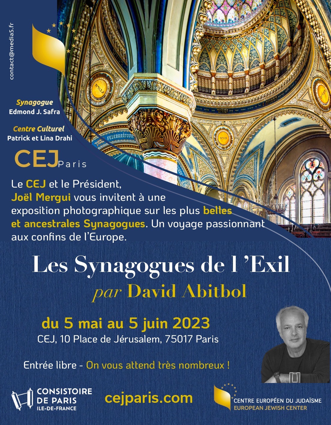 Exposition “Les Synagogues de l’Exil” par David Abitbol