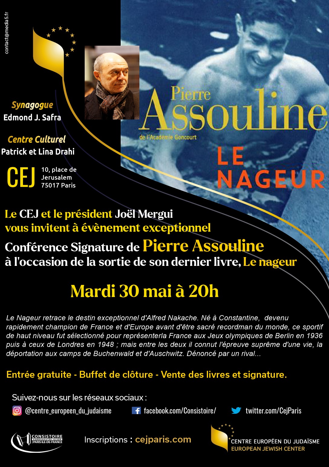 Conférence Signature de Pierre Assouline