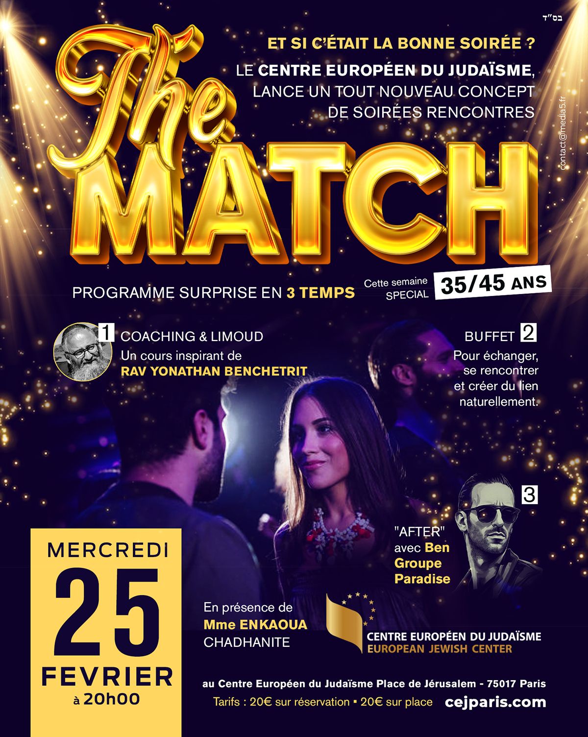 Grande Soirée Célibataires (35-45 ans)