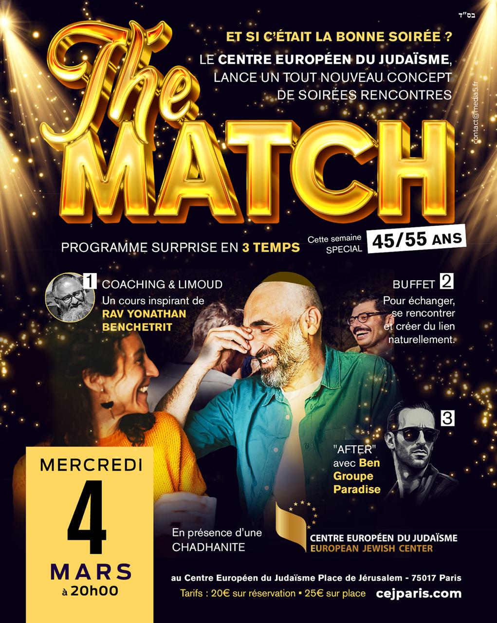 Grande Soirée Célibataires (45-55 ans)