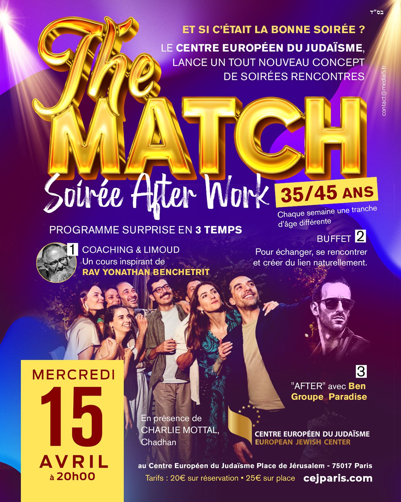 Grande Soirée Célibataires (35-45 ans)