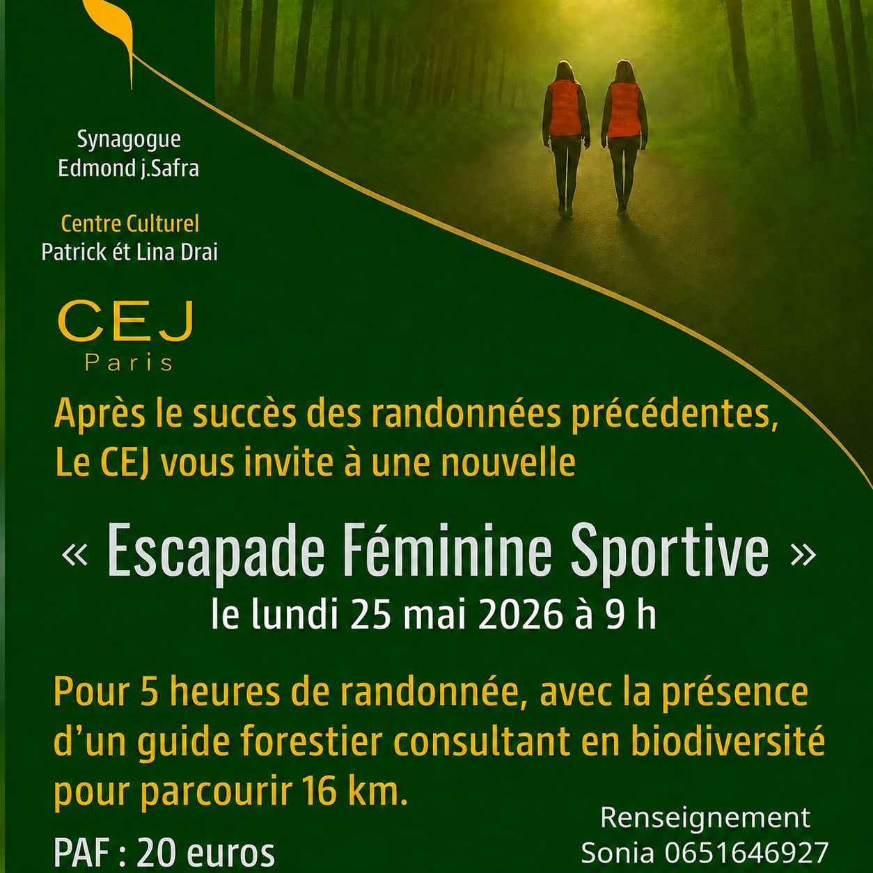 Escapade Féminine Sportive