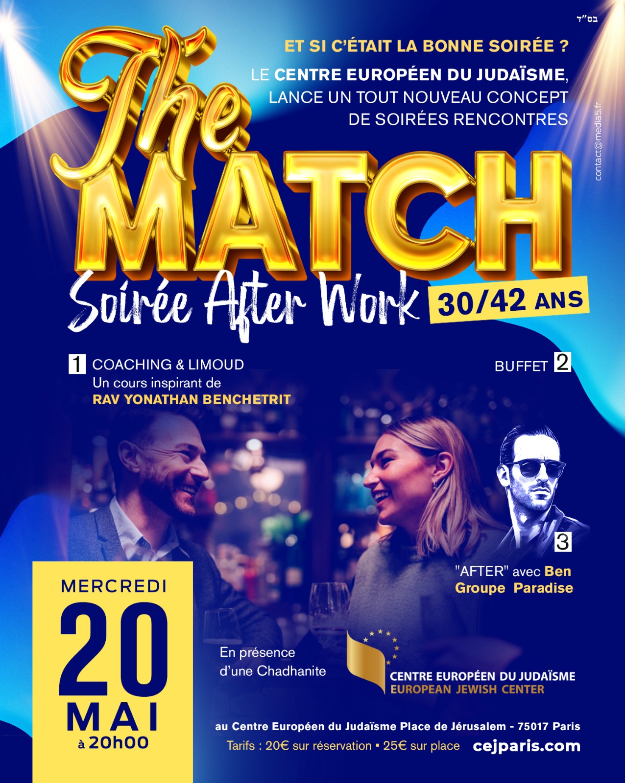 Soirée After Work pour Célibataires (30-42 ans)