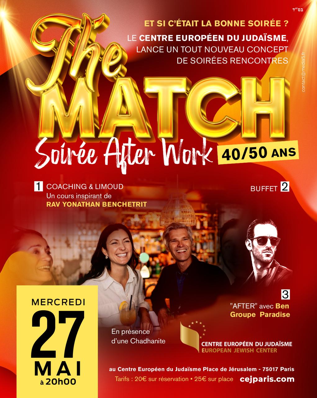 Soirée After Work pour Célibataires (40-50 ans)