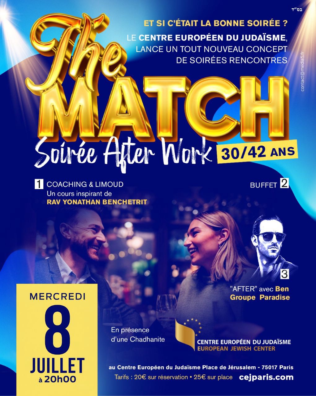 Soirée After Work pour Célibataires (30/42 ans)