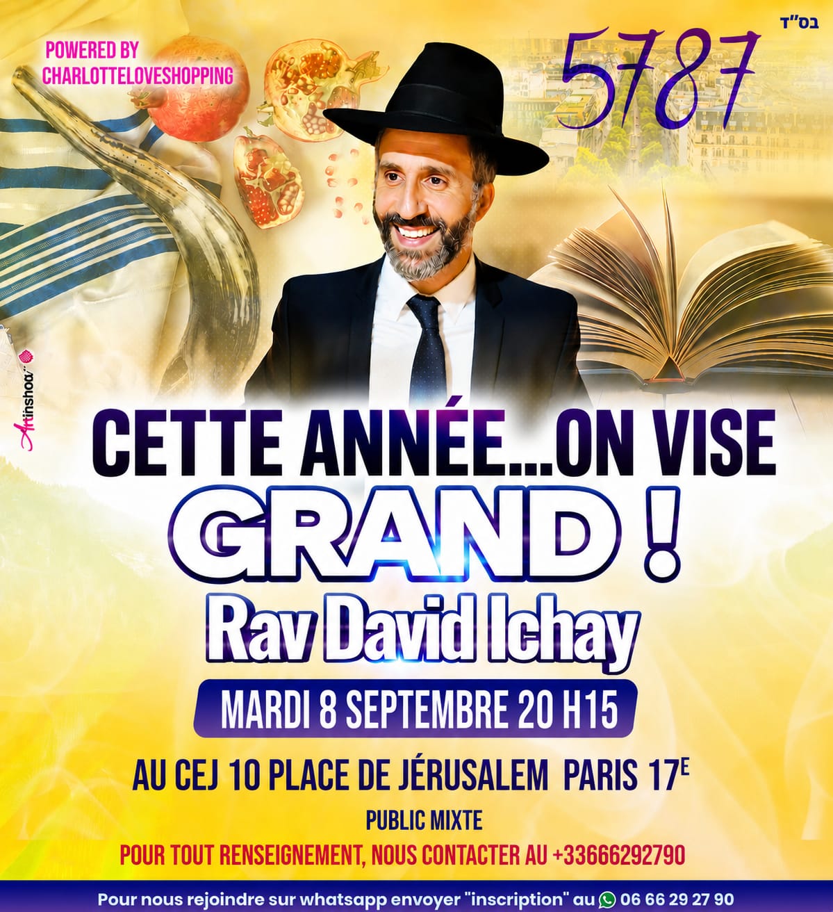 Soirée d&rsquo;étude avec Rav David Ichay