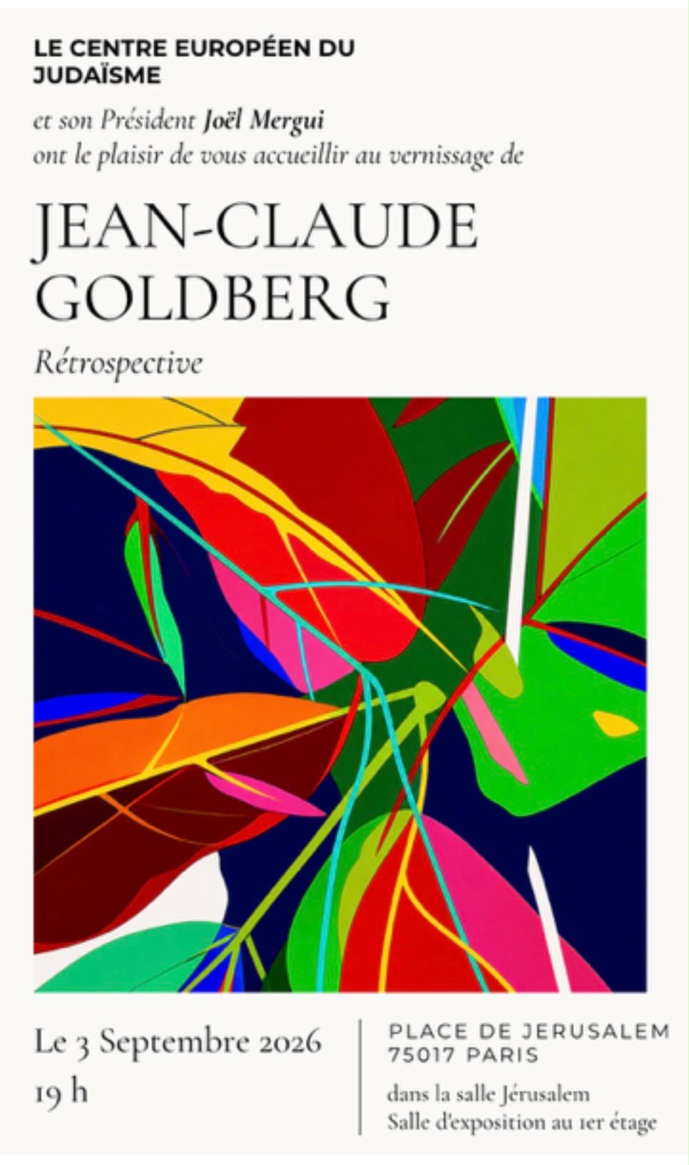 Jean-Claude Goldberg – Rétrospective